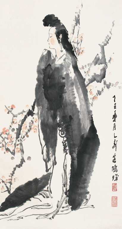 王子武 人物 立轴